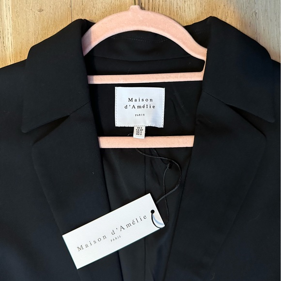 BNWT Maison D’Amelie Long Vest S - Picture 7 of 10